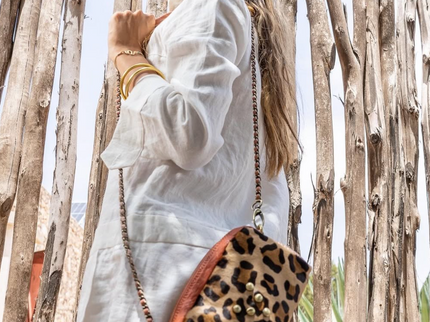 Bolsos Make Me Up Rock Terracota Animal Print