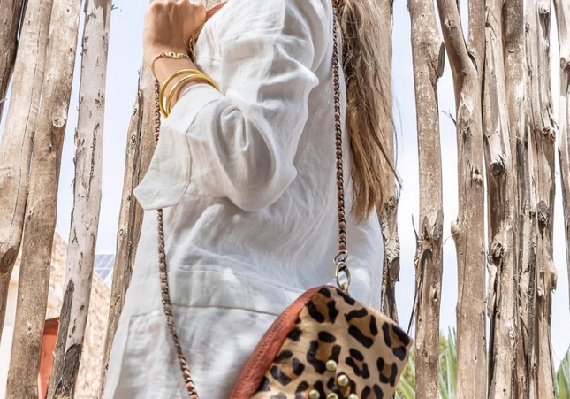 Bolsos Make Me Up Rock Terracota Animal Print