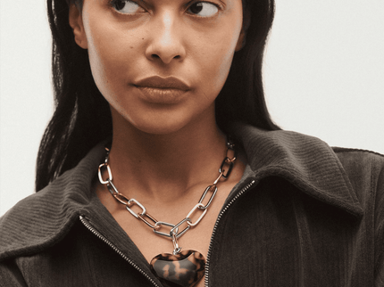 Collar Corazon Tortoise