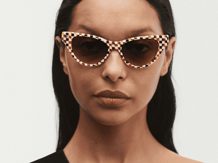 Lentes Suzy (Cat Eye) Tortoise Checker