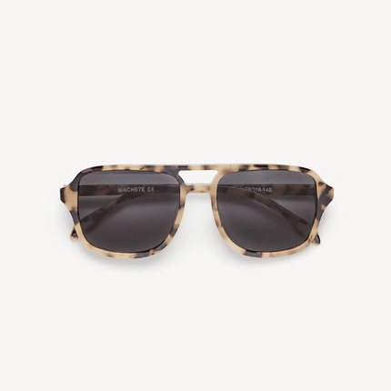 Gafas de sol de aviador fabricadas artesanalmente con acetato italiano reciclable.
