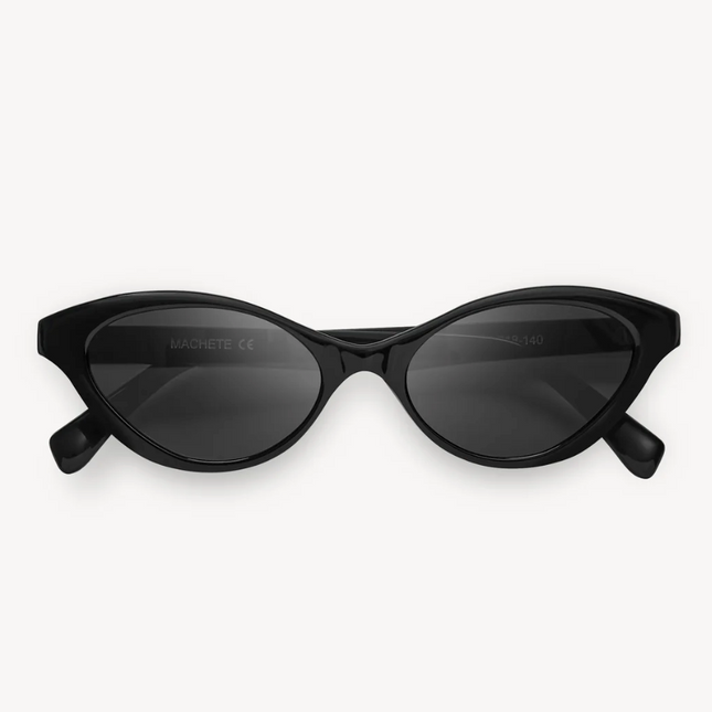 Gafas de sol clásicas estilo ojo de gato, elaboradas artesanalmente con acetato italiano reciclable.