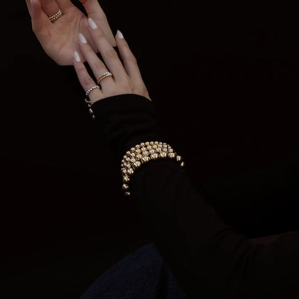 3mm Gold over 925 Silver Ring