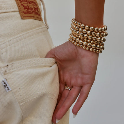 Pulsera de oro gold filled 14K para mujer con diseño elegante