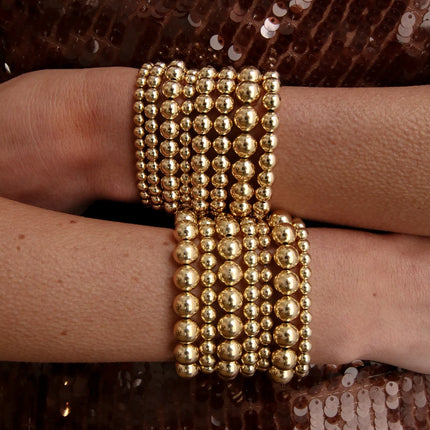 Pulsera artesanal de oro 14K gold filled