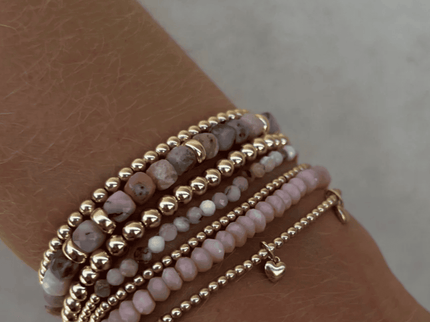 Pulsera Clásica Corazón 3 Charm