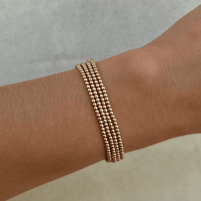 Pulsera Clásica Oro 2 MM Gold Filled