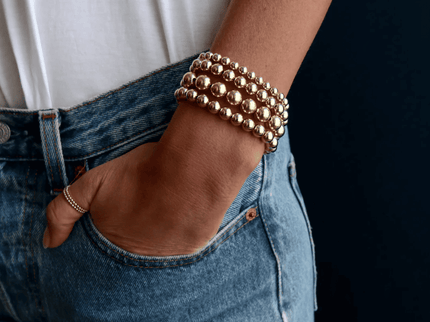 Pulsera Clásica Oro 7 MM Gold Filled