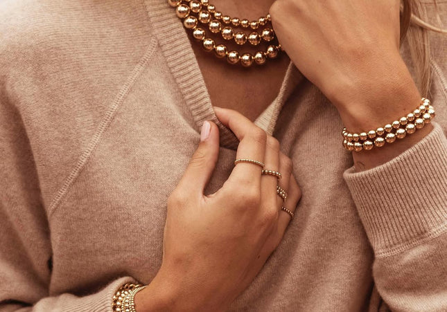 Pulsera Clásica Oro Rosa 3MM