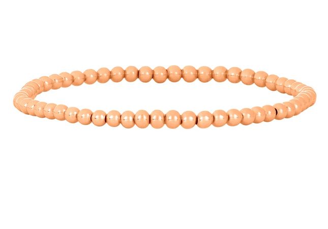 Pulsera Clásica Oro Rosa 3MM