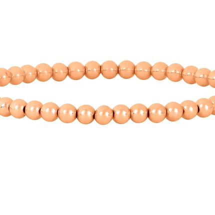 Rose Gold Bracelet 4mm Gold Filled