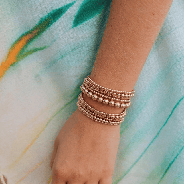 Pulsera Clásica Oro Rosa 5MM