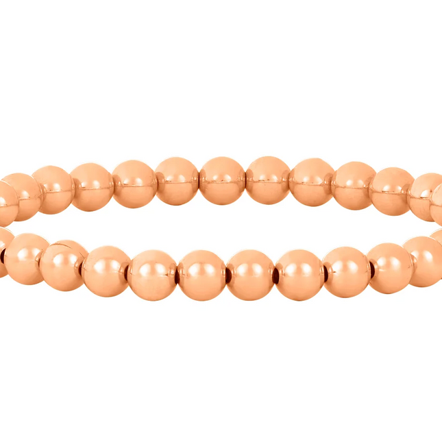 Pulsera Clásica Oro Rosa 5MM