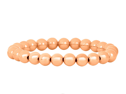 Pulsera Clásica Oro Rosa 7MM