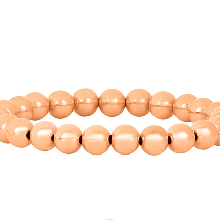 7mm Rose Gold Filled Bracelet