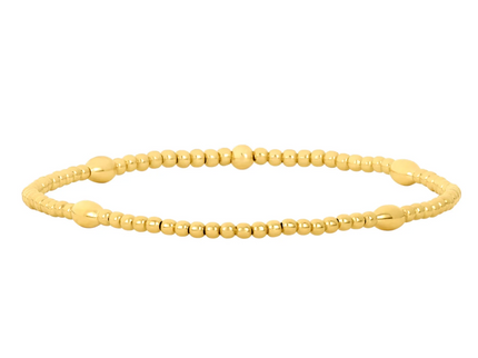 Pulsera Clásica Oro con Orzo Goldfilled 3MM