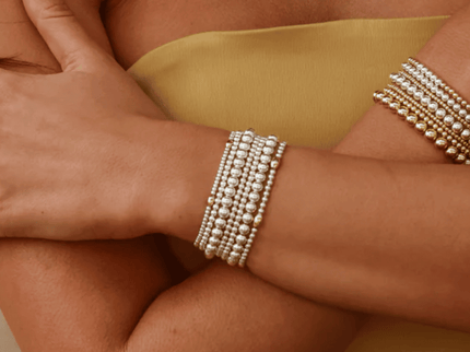 Pulsera Clásica Orzo Dorado 2MM