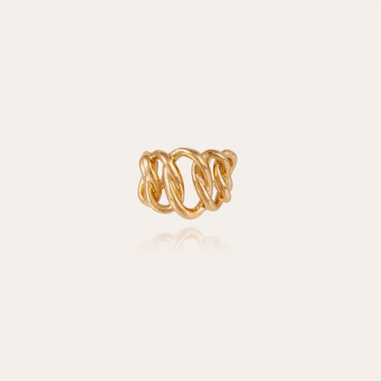 La colección Bronx presenta piezas modernas y audaces que reinterpretan el tejido tipo gourmette con líneas marcadas y un brillo metálico intenso.

Diseñada en nuestro Maison Atelier, la pulsera Bronx en oro es el centro de un estilo con carácter, que combina fuerza y elegancia atemporal.