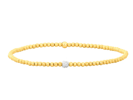 Pulsera Diamante Cuenta 2MM