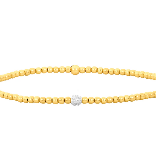 Pulsera Diamante Cuenta 2MM