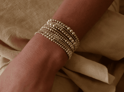 Pulsera Mix 4MM Oro y Plata 5MM