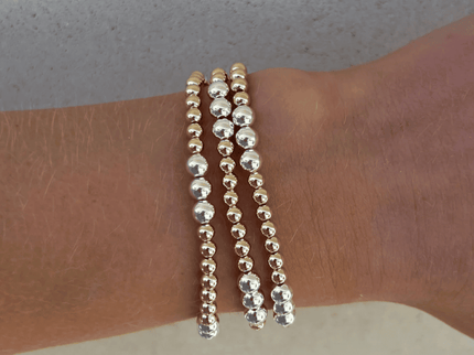 Pulsera Mix 4MM Oro y Plata 5MM