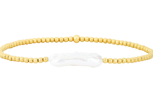 Pulsera Perlas Barra