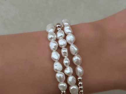 Pulsera Perlas Barrocas