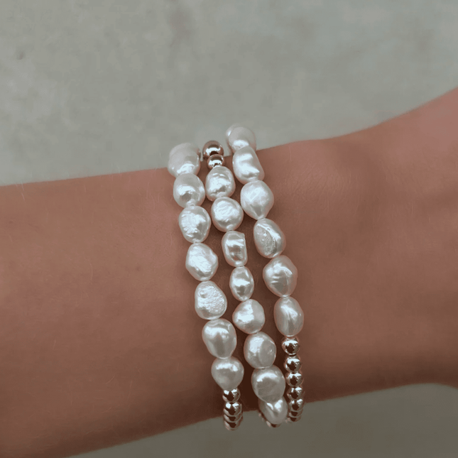 Pulsera Perlas Barrocas