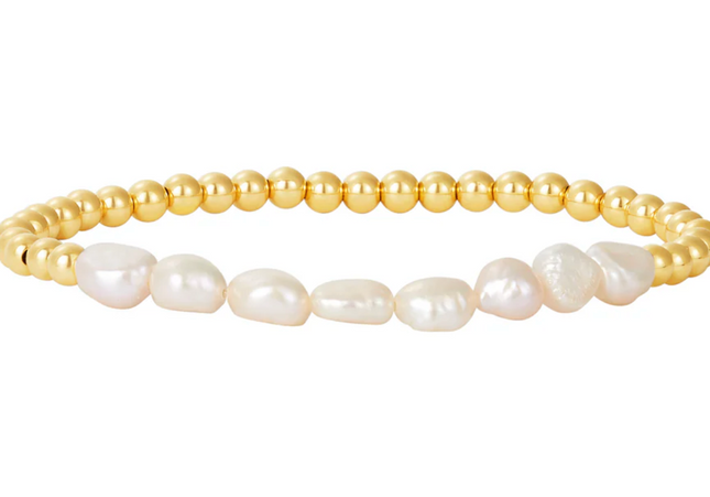 Pulsera Perlas Barrocas