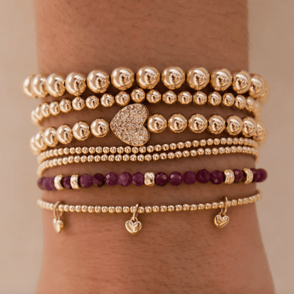 Ruby bracelet in 14k Gold