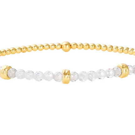 14k Gold Topaz Bracelet