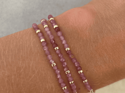 Pulsera Turmalina Rosa