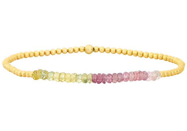 Pulsera Zafiro Sandia Degrade