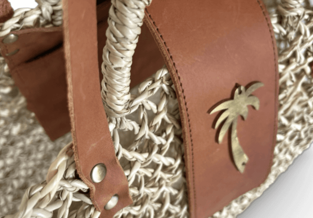 Bolsos Marche Pergola Kech (Palmera) Cuero Café Mini