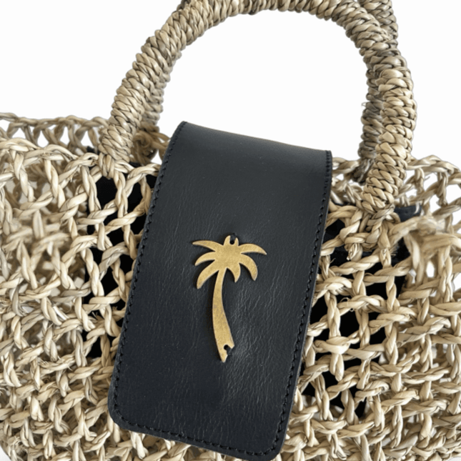 Bolsos Marche Pergola Kech (Palmera) Cuero Negro