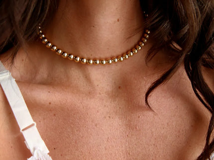 Collar Clásico Oro 7MM