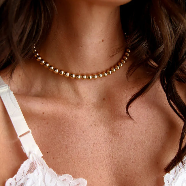 Collar Clásico Oro 7MM