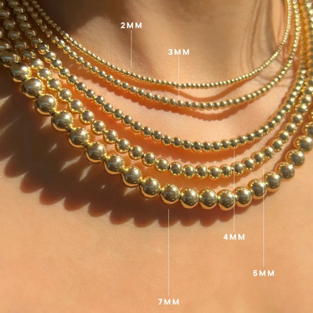 Collar Clásico Plata Esterlina 7MM