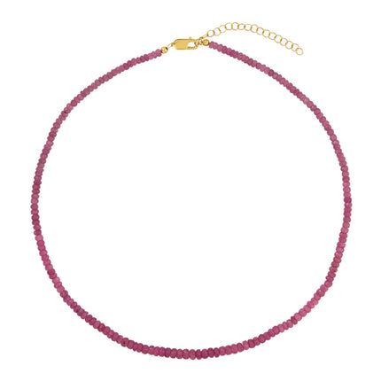 Pink Sapphire Necklace