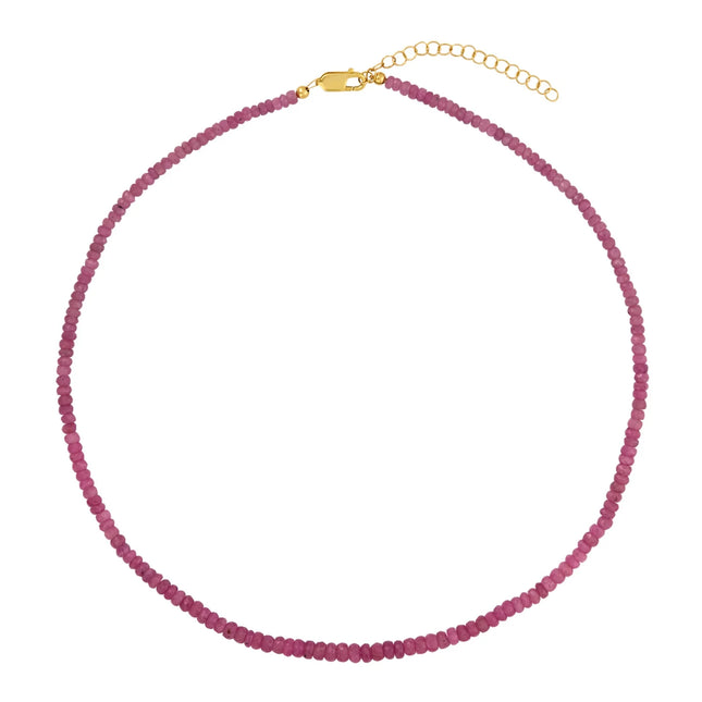 Pink Sapphire Necklace