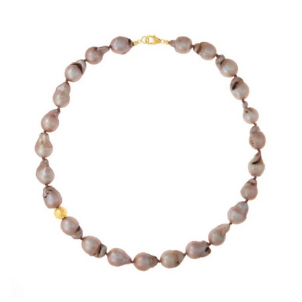 Collar de perlas barroca de agua dulce