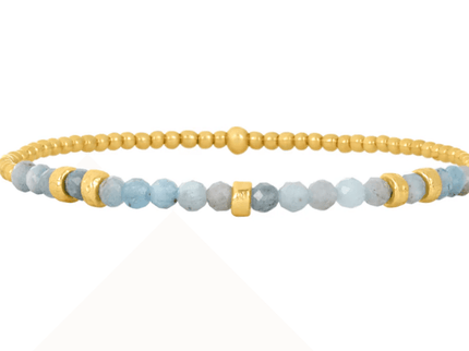 Pulsera Aguamarina