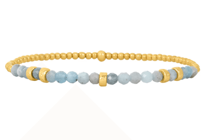 Pulsera Aguamarina