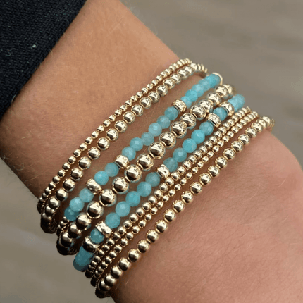 Amazonite Rondelle Bracelet