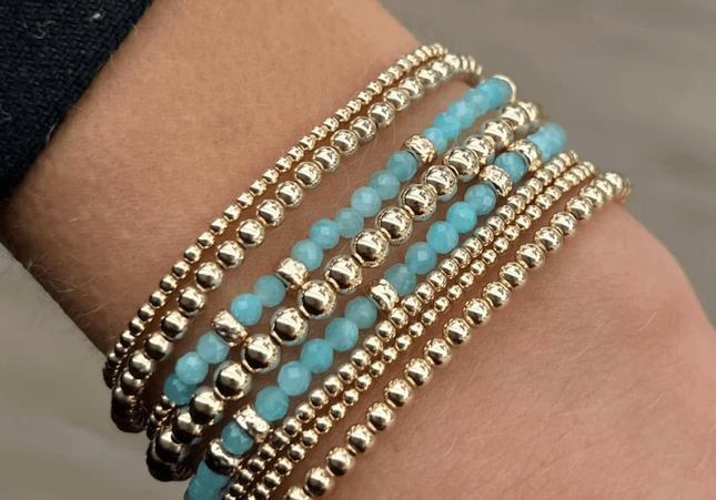 Pulsera Amazonita Rondeles