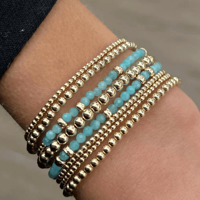 Pulsera Amazonita Rondeles