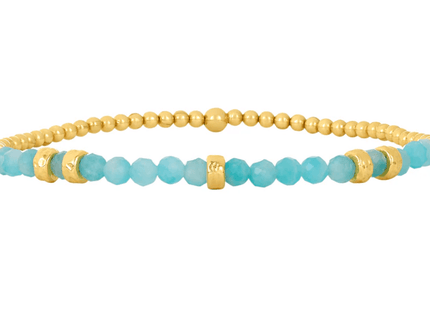 Pulsera Amazonita Rondeles
