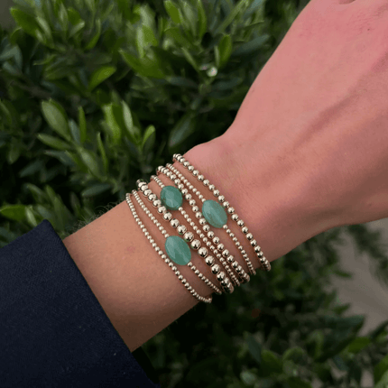 14K Gold Aventurine Bracelet