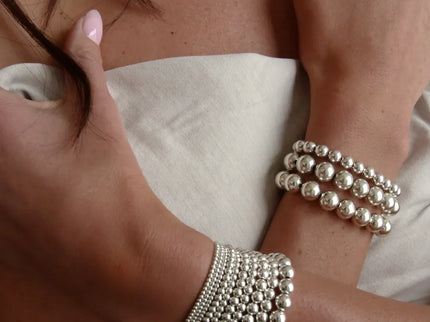 Pulsera Clasica Plata Esterlina 10MM